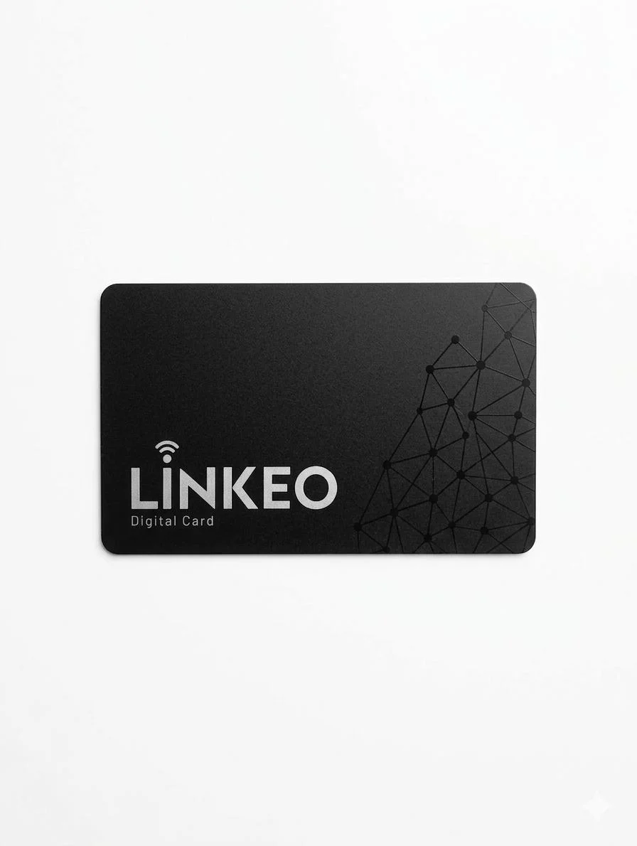 LINKEO Digital Card textura mate y chip NFC